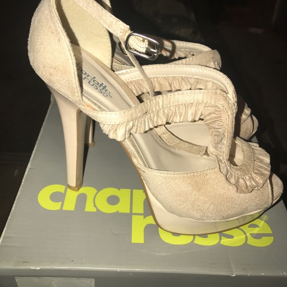 Charlotte Russe tan heels (LC) ©️ - Picture 4 of 5